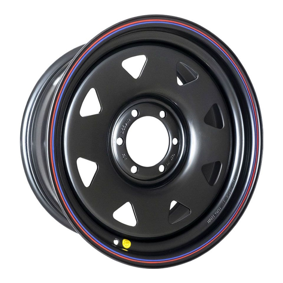 OFF-ROAD Wheels R18 6x139 7 8J ET20 D110 Диск усиленный Toyota Nissan стальной Black (треуг.)